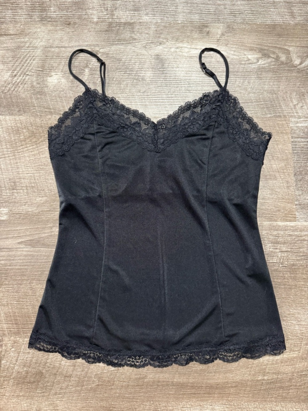 The Limited Black Lace Trim Vintage Tank Top Size Medium